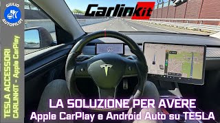 CARLINKIT  Apple CarPlay e Android Auto su Tesla Model S/3/X/Y/Highland