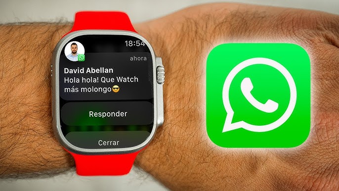 ✓ ¿Contestar mensajes de WhatsApp? Te enseño como con el smartwatch WS8  Ultra 