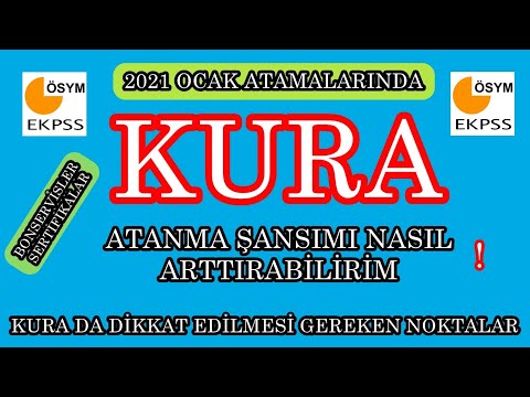 EKPSS KURA TERCİH LERİNDE ÖNEMLİ NOKTALAR.2020 EKPSS KURA TERCİHLERİ.EKPSS KURA.EKPSS TERCİH.EKPSS