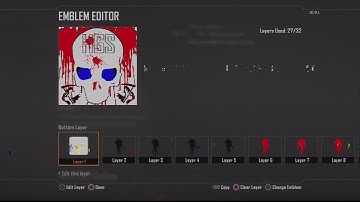 Black Ops 2 Emblem Tutorial: Bloody Skull