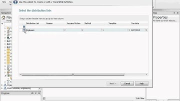 Create a transmittal definition