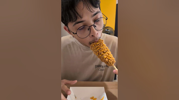J'ai testé un corn dog pour la première fois