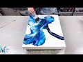 # 486 - 🔵⚪️🔵 BLUE Madness!  My TOP Favorite Blue Color Combinations ~ Acrylic Fluid Art