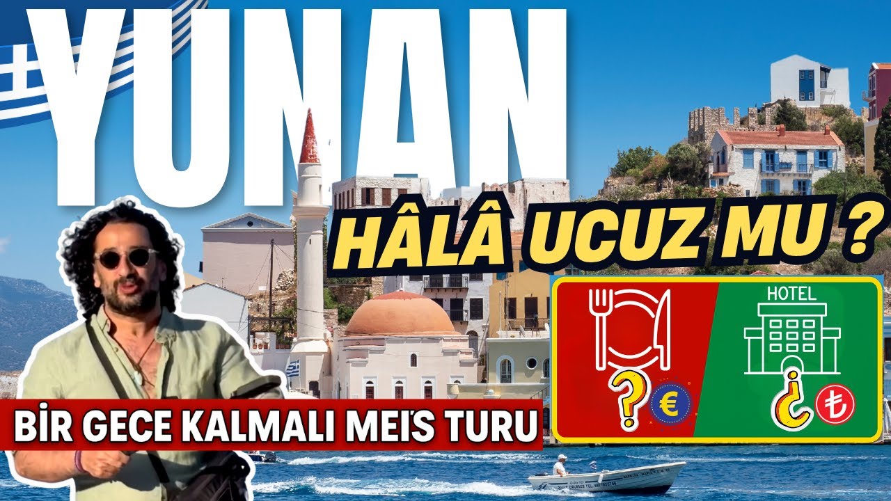 🇬🇷 Yunanistan'ın EN KÜÇÜK Adası MEİS ●  Kendi KÜÇÜK Fiyatları BÜYÜK ? ● KAŞ vs MEİS Fiyatlar