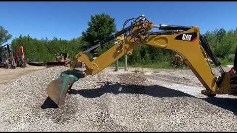 CAT 420E IT SN 879 Operation Video