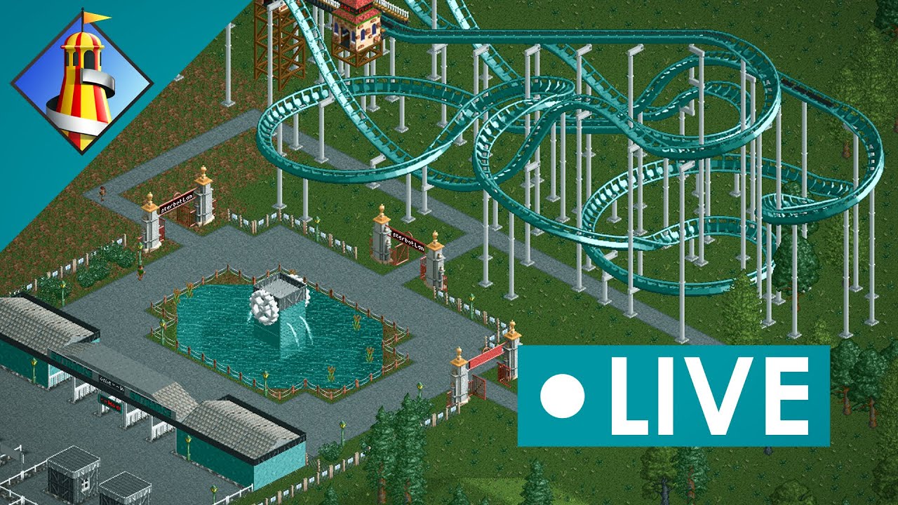 Play OpenRCT2 with us live! (multiplayer Roller Coaster Tycoon 2) YouTube