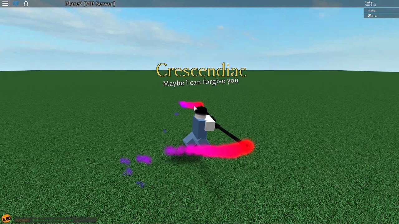 Roblox Script Showcase Crescendiac By Taphly - roblox script showcase aprins reality glitcher youtube