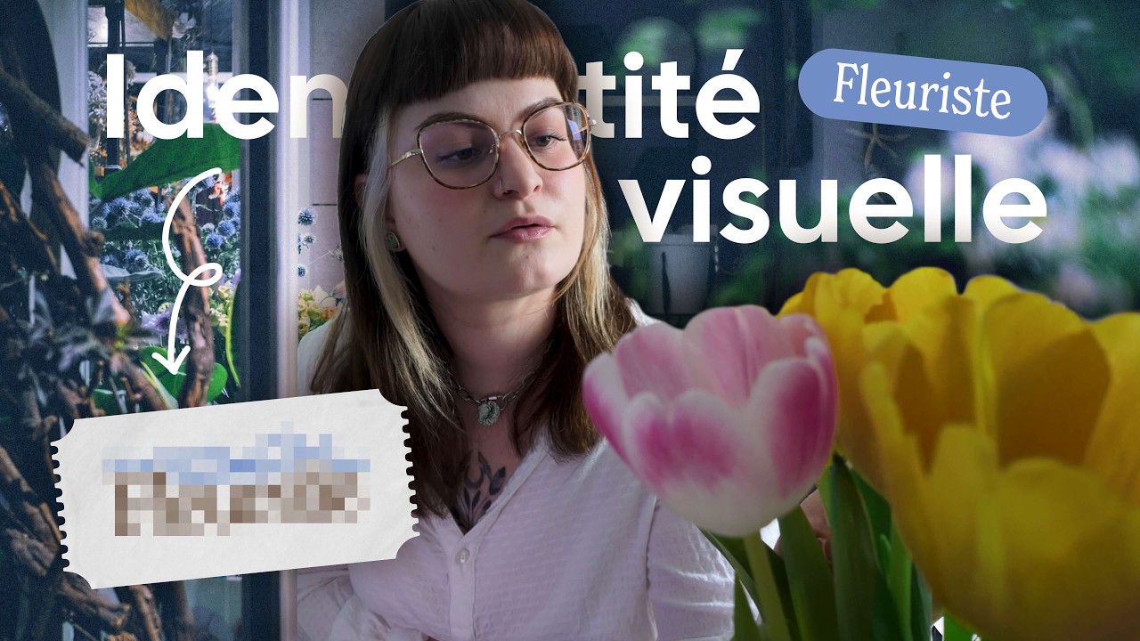 On créer l’IDENTITÉ VISUELLE d’une fleuriste ensemble | Process de A à Z