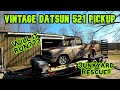 We saved a Vintage Datsun 521 Pickup from the scrapyard - Will It Ever Run Again?