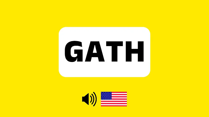 How to Pronounce Gath (Correctly & Clearly) | How to Say Gath