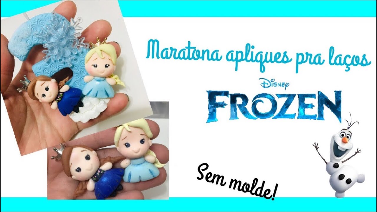 Maratona aplique pra laços - Frozen