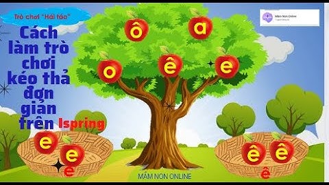 HƯỚNG DẪN TRÒ CHƠI KÉO THẢ TRÊN ISPRING | TRÒ CHƠI CHỮ CÁI ELEARNING |TRÒ CHƠI HÁI TÁO MẦM NON