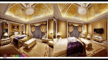 Real3D.org UMU Golden Bedroom Scene ArcVis  Interior Unreal Engine