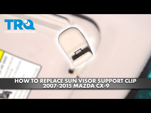How to Replace Sun Visor Support Clip 2007-2015 Mazda CX-9