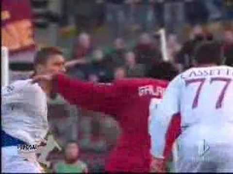 Totti against Livorno