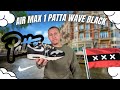 Air max 1 wave patta black unboxing  review