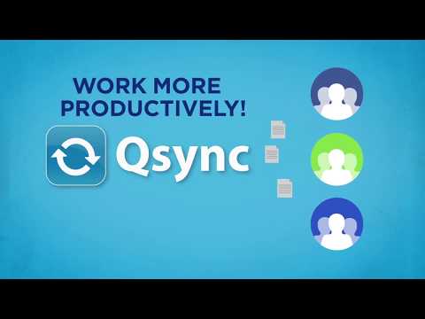 Qsync for file synchronization (Arabic)