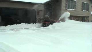 Clearing the driveway