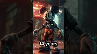 Evolution of Mickey Mouse in reality @evolution_mind #shorts #evolution #mickeymouse