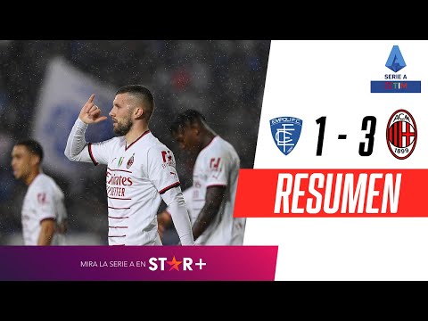 ¡EL ROSSONERO SE QUEDÓ CON UN PARTIDAZO ÉPICO ANTE LOS AZULES! | Empoli 1-3 Milan | RESUMEN