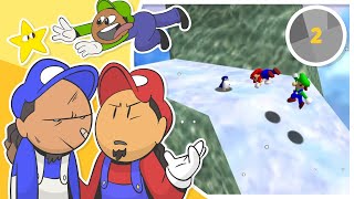 Super Mario 64 Co-Op | Episode 2 | Working Together!