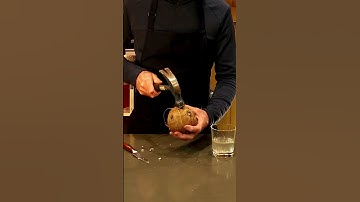 BEST WAY TO OPEN A COCONUT | Best coconut hack | YSE Cookery School