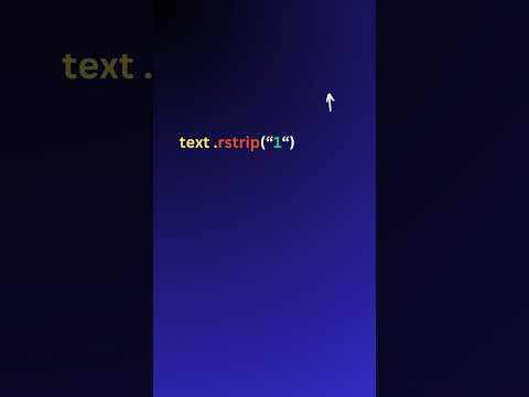 Master Python's strip(), lstrip(), and rstrip() Functions in One Minute