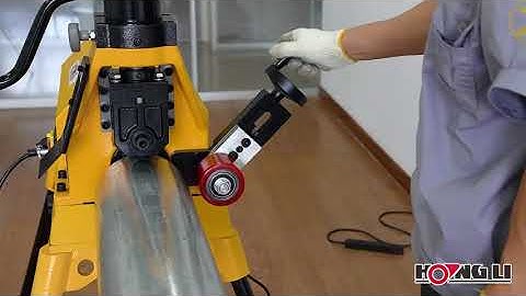 How to use hongli Hydraulic Roll Groover