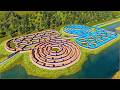 The Most Complicated Track🚇16 Loops Maze Train Track🚦2 Giant Spiral Maze Track🚂Trainz Simulator 2019