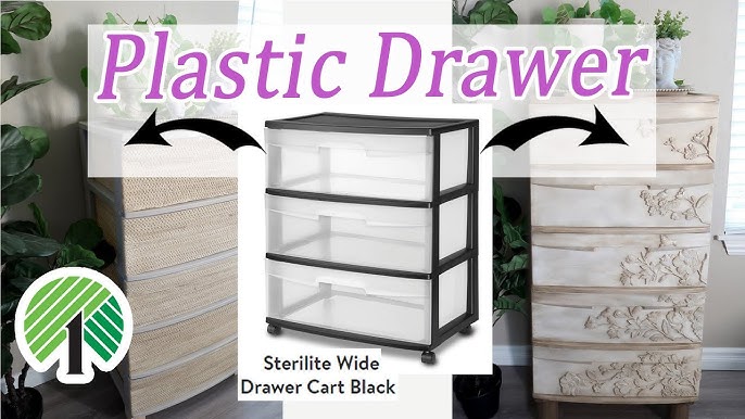 Plastic Drawer Organizer, 2 Drawer/27 Cabinets