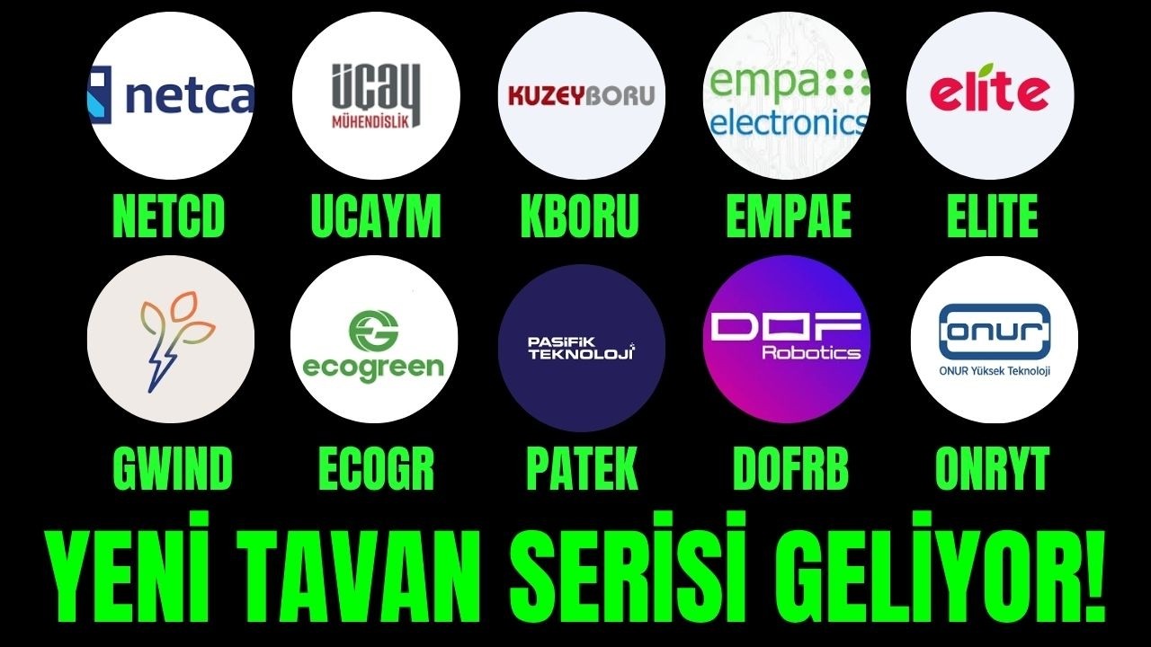 YENİ TAVAN SERİSİ GELİYOR! GWIND NETCD DOFRB UCAYM ECOGR KBORU PATEK EMPAE ELITE ONRYT HİSSE ANALİZİ