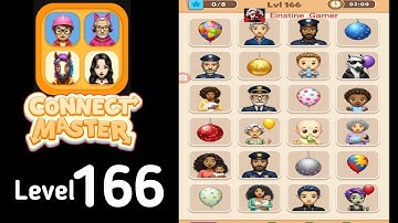 Connect Master Match Puzzle level 166 Guide Walkthrough Solution
