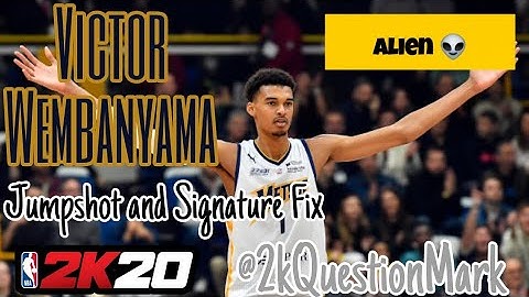 Victor Wembanyama Jumpshot and Signature Fix (Full Edit) Nba 2k20 Mobile @2kQuestionMark