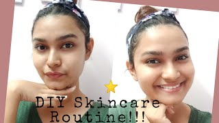 Episode-2: DIY skincare routine (cleanser, scrub, face pack and toner)| #QuaranPamper