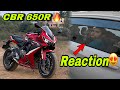 Cbr 650r akrapovic pure riding sound  crazy reactions on cbr 650r in pune