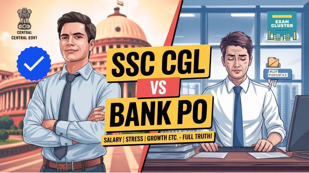 SSC CGL vs Bank PO 2025 🔥 Salary, Syllabus, Growth, Work-Life Balance | IBPS PO vs SSC CGL