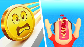 Coin Rush Vs Pancake Run - All Levels NEW UPDATE Gameplay Android, iOS #115