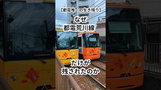 なぜ都電荒川線だけが残されたのか【都電唯一の生き残り】
