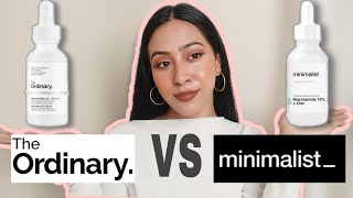 The Ordinary VS Minimalist Niacinamide Serum | Which is Better? Comparisons and differences