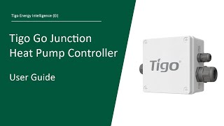 GO Junction Heat Pump Controller User Guide (EU only)
