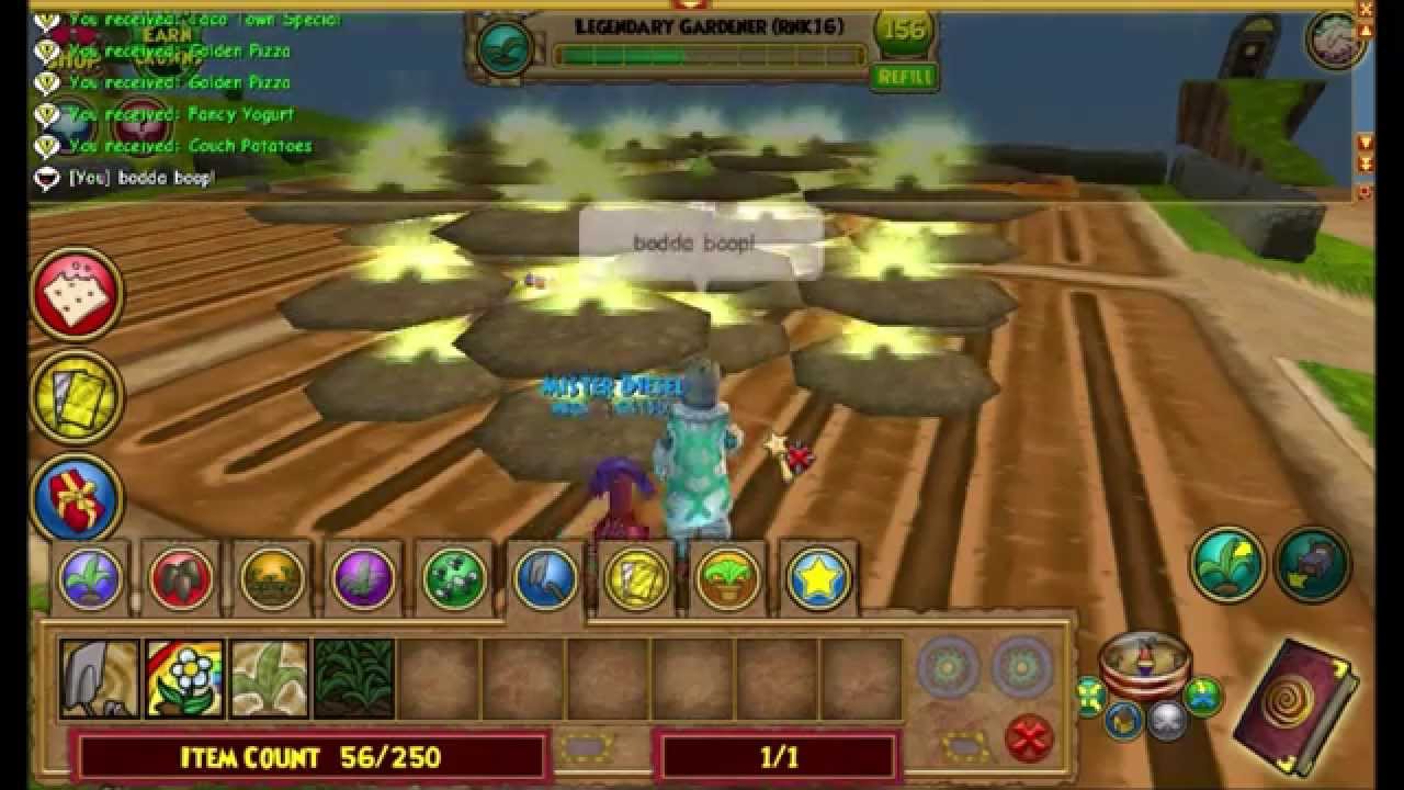 Wizard101 Plant All Seeds Garden Spell Youtube