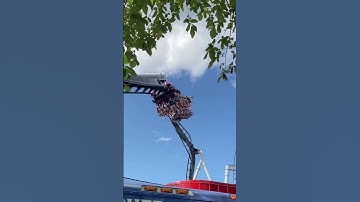 B&M zero g rolls 👌 #coaster #rollercoaster #amusementpark #themepark #hersheypark #fun #ride