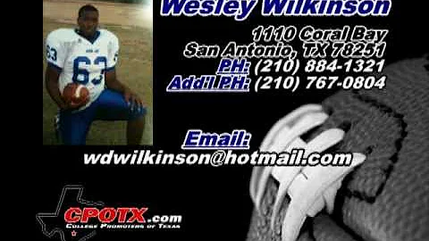Wesley Wilkinson - Junior Season Highlights