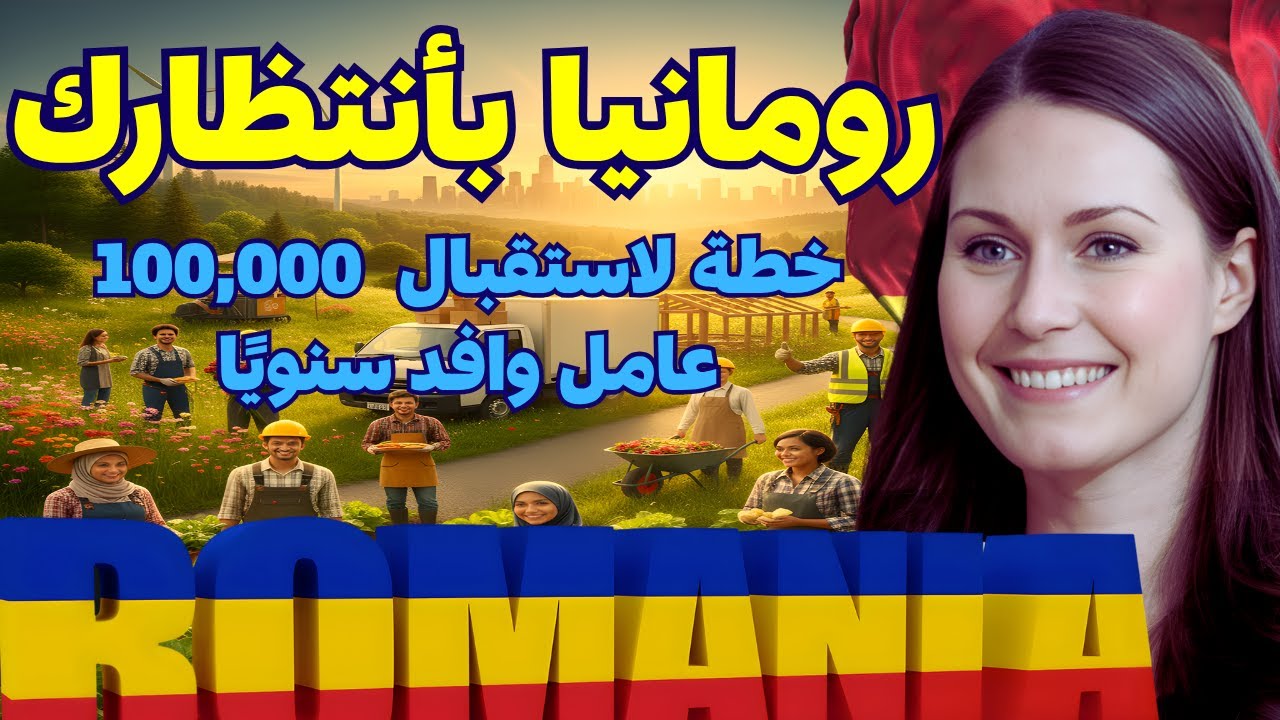 رومانيا تفتح أبوابها لـ100 ألف عامل أجنبي  أسهل فيزا عمل في أوروبا برواتب تبدأ من 1000 يورو