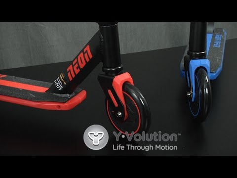 Neon Viper Scooter from Yvolution