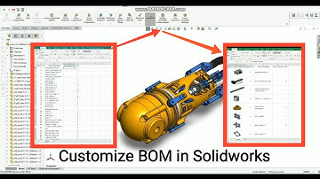 Solidworks BOM Tutorial to add images in BOM excel sheet