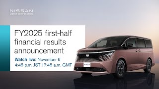 Live Nissan Fy2025 First-Half Financial Results Announcement