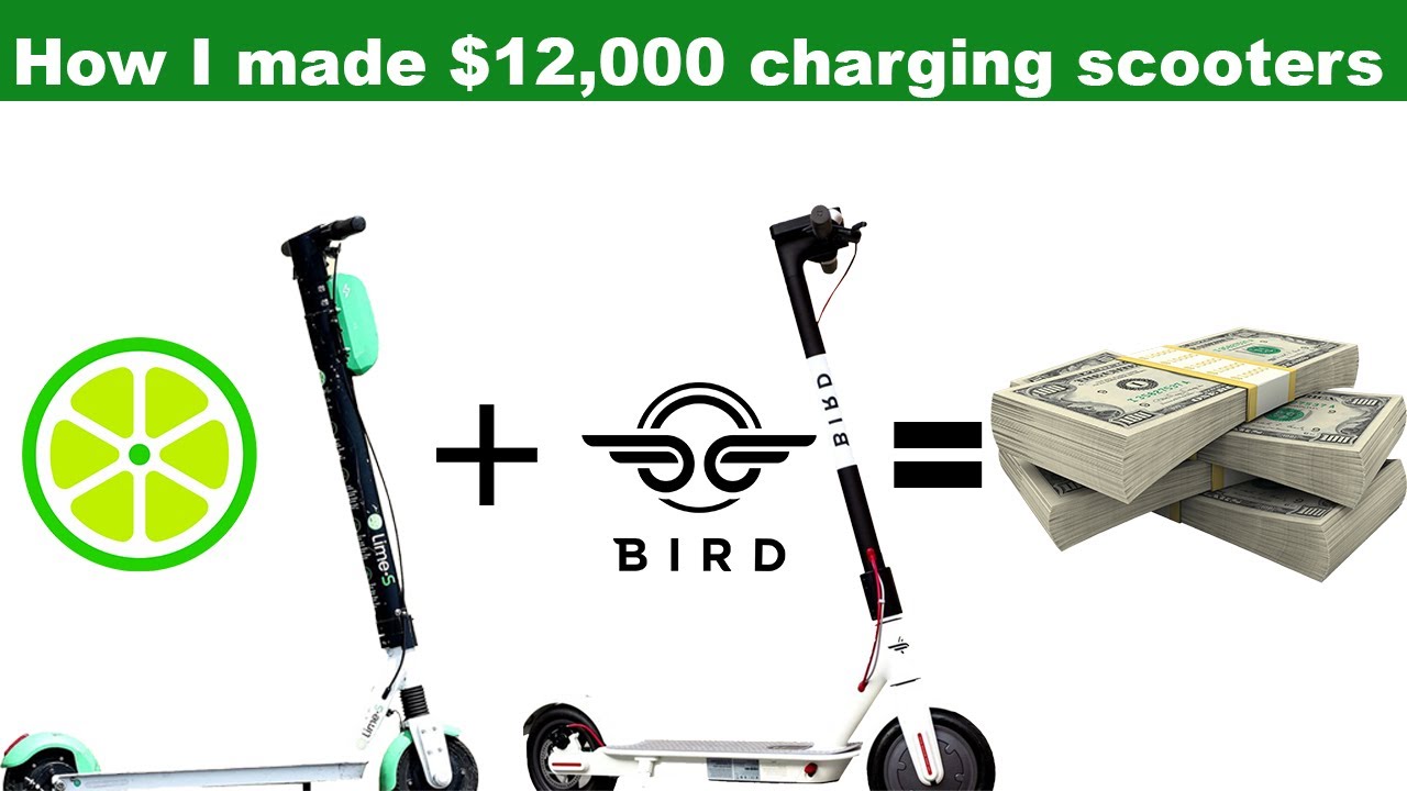 Making 12,000 in 4 months, charging scooters *Not Clickbait* YouTube