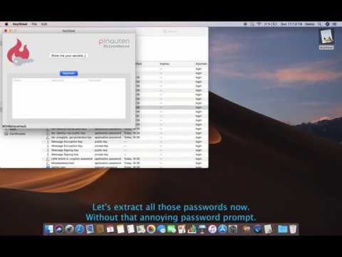 KeySteal - Stealing your keychain passwords on macOS Mojave