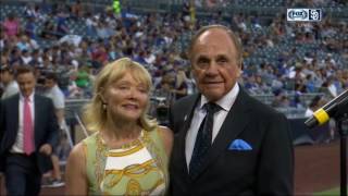 Watch the Padres honor Dick Enberg on his retirement before Thursday night's game